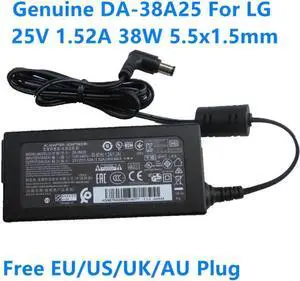 Aomoproing 25V 1.52A 38W DA-38A25 DYF-2430 AC Adapter For LG EAY64290801 NB3540 NB3730A SJ4 SH4 SH5 SOUND BAR Power Supply Charger