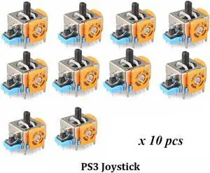 Aomoproing 10pcs 4 Pins ALPS 3D Analog Joystick Stick Sensor Module Potentiometer For Sony PS3 Controller Repair