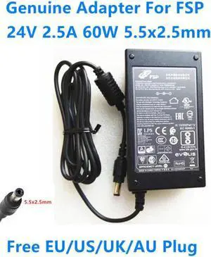 Aomoproing 24V 2.5A 60W 5.5x2.5mm FSP FSP060-RAAK3 FSP060-RTAAN2 AC Switching Power Adapter For Monitor Power Supply Charger