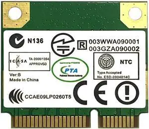 Aomoproing RTL8822CE 1200Mbps Dual Band 2.4G/5G 802.11AC WiFi Card Network mini PCIe Card Bluetooth 5.0 Support Laptop PC Windows 10 win 11 Aomoproing RTL8822CE 1200Mbps Dual Band 2.4G/5G 802.11AC WiFi Card Network mini PCIe Card Bluetooth 5.0 Support Laptop PC Windows 10 win 11