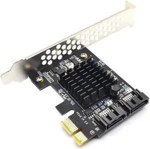 Aomoproing QINDIAN Add On Card Controller SATA 3 PCIE SATA3 PCIE/PCI-E SATA Card/Expansion/Multiplier PCI Express SATA Marvell 88SE9125