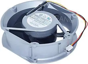 Aomoproing Ventilador de refrigeración Axial, marco de aluminio de 3 cables, 109E5724H507 24V DC 0.58A 17251 17CM 172*150*51mm