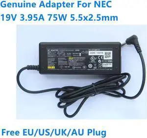 Aomoproing 19V 3.95A 75W ADP-75RB A PA-1750-04 Power Supply AC Adapter For NEC 6608505LD ADP-75SB EB ADP-75SB E Laptop Charger