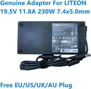 Aomoproing 19.5V 11.8A 230W 7.4x5.0mm LITEON PA-1231-12 AC Adapter For Gaming Laptop Charger Power Supply