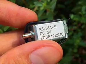 Aomoproing KOGE KSV05A DC 3V Micro Electric Solenoid Valve Mini Air Gas Valve Normally Open Type N/O for Medical Blood Pressure Monitor