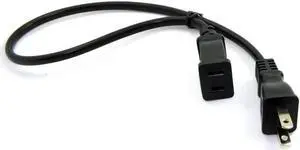 Aomoproing Outlet Saver Cord Cable Power Extension For Nema Usa 50cm 2-prong 2 1-15p To Bema Aomoproing Outlet Saver Cord Cable Power Extension For Nema Usa 50cm 2-prong 2 1-15p To Bema