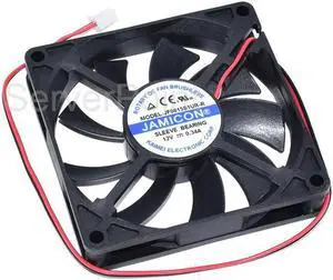 Aomoproing Genuine JF0815S1UR-R DC 12V 0.34A 80x80x15mm Two Pins Cooling Fan
