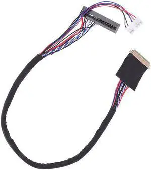 Aomoproing 1pc 40 Pin 1 Channel 6 Bit LED LCD LVDS Screen Cable For Display