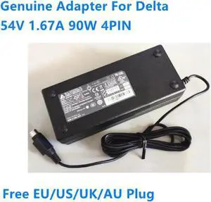 Aomoproing 54V 1.67A 90W 4PIN AC Adapter For DELTA ADP-90CR B Power Supply Charger