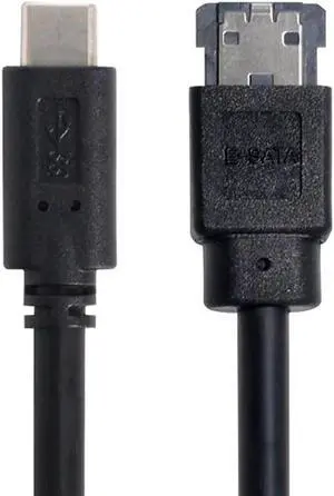 Aomoproing USB-C Type-C to Power Over eSATA DC5V Adapter USB3.0 to HDD/SSD/ODD eSATAp Converter