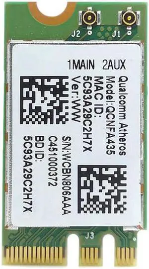 Aomoproing Wireless Adapter Card for Qualcomm Atheros QCA9377 QCNFA435 802.11AC 2.4G/5G NGFF WIFI CARD Bluetooth 4.1