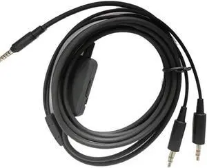 Aomoproing OFC Headphone Cable Headset Extension Cord Compatible with Beyerdynamic MMX300 Headphone Cable with Volume Control