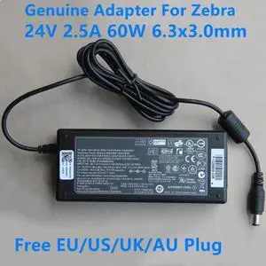 Aomoproing GK420 24V 2.5A 60W GX420D GX420T GK420D Printer AC Adapter For Zebra FSP060-RPAC P1028888-006 P1028888-001 P1029999-006