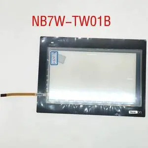 Aomoproing NB7W-TW01B Touch Screen Panel Digitizer for OMRON NB7W-TW01B Touch Glass Panel and Overlay Protective Film