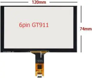 Aomoproing 5-inch 120*74 GT911 6pin capacitive touch screen usb control card raspberry pie Windows 7 8 10 drive Aomoproing 5-inch 120*74 GT911 6pin capacitive touch screen usb control card raspberry pie Windows 7 8 10 drive