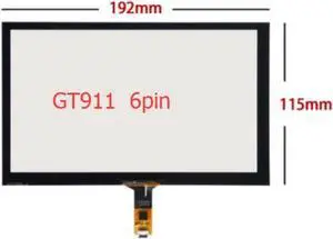 Aomoproing 8 inch 192*115mm 192*116mm GT911 6pin capacitive touch screen usb control card raspberry pie Windows 7 8 10 drive Aomoproing 8 inch 192*115mm 192*116mm GT911 6pin capacitive touch screen usb control card raspberry pie Windows 7 8 10 drive