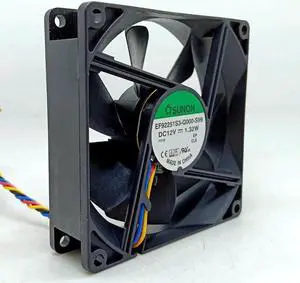 Aomoproing 2pcs For Sunon EF92251S3-Q000-S99 92mm 9225 12V 1.32W silent fan computer case PWM temperature control fan