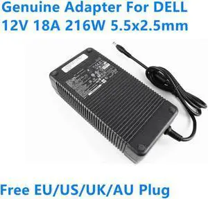 Aomoproing 12V 18A 216W 5.5x2.5mm ADP-220AB B D220P-01 Power Supply AC Adapter For DELL M8811 PE4C-EC060A V3.0 Laptop Power Charger