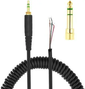 Aomoproing Headphone Cable for -Beyerdynamic DT 770 770PRO 990 990PRO Adapter Replacement Spring Coil Au11 21 Drop