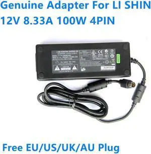 Aomoproing 12V 8.33A 100W 4PIN Li Shin 0227B12100 AC Adapter For NAS QNAP TS-419P II NAS Delta ADP-100EB EA11003E Power Charger