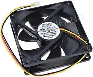 Aomoproing Ventilador enfriador de servidor de 3 cables Everflow F129025SMT DC 12V 0.18A 90x90x25mm Aomoproing Ventilador enfriador de servidor de 3 cables Everflow F129025SMT DC 12V 0.18A 90x90x25mm