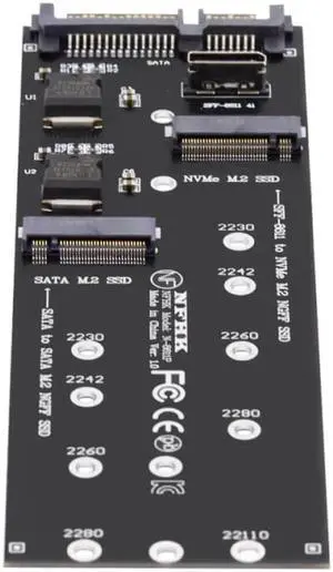 Aomoproing SFF-8612 8611 to U.2 Kit M-Key to NVME PCIe SSD Oculink NGFF to SATA Adapter for Mainboard