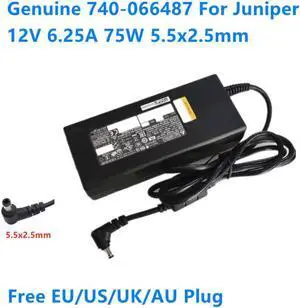 Aomoproing 740-066487 12V 6.25A 75W 5.5x2.5mm DELTA ADP-75AR B AC Adapter For Juniper Firewall Router Power Supply Charger Aomoproing 740-066487 12V 6.25A 75W 5.5x2.5mm DELTA ADP-75AR B AC Adapter For Juniper Firewall Router Power Supply Charger