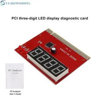 Aomoproing Computer PCI POST Card Motherboard LED 4-Digit Diagnostic Test PC Analyzer Wholesales
