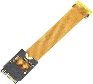 Aomoproing M.2 (NGFF) Key A+E Adapter Cable Free Drive BCM943224PCIEBT2 BCM94331CSAX BCM94360CS2 to A + E Key Extension Adapter Card (10cm)