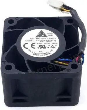 Aomoproing 717914-001 725264-001 FFB0412UHN-BM3L for DL320e Gen8 v2 717914-001 0.81A 12V fan Cooling Working