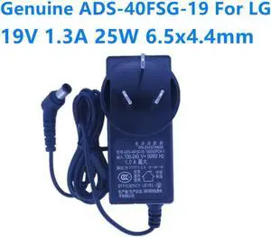 Aomoproing ADS-40FSG-19 19V 1.3A 25W 6.5x4.4mm AC Adapter For LG LCAP26-E E1948S E2242C E2249 24M35DB Monitor Power Supply Charger