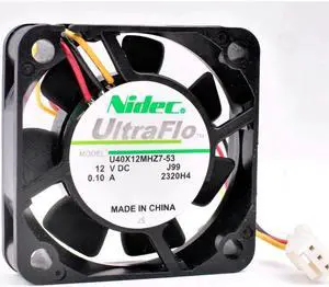 Aomoproing Original U40X12MHZ7-53 4cm 40mm fan 4010 40x40x10mm DC12V 0.10A LCD fan with large air volume and small cooling fan