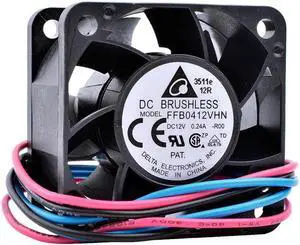 Aomoproing FFB0412VHN-R00 4cm 4028 DC 12V 0.24A Double ball bearing large air volume power supply cooling fan