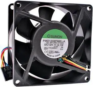 Aomoproing COOLING REVOLUTION PMD1208PMB1-A 8cm 80mm fan 8038 12V 9.1W Double ball bearing server large air volume cooling fan
