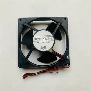 Aomoproing DC12V 0.33A Compressor Fan D1350X12CXXZ-18 Spare zer Cooler For Servo Refrigerator Fridge Cooling Fan