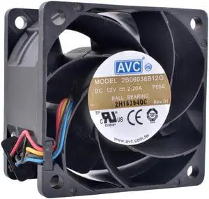 Aomoproing COOLING REVOLUTION DL180 G6 530748-001 2B06038B12G 6cm 60mm fan 60x60x38mm DC12V 2.20A large air volume server cooling fan