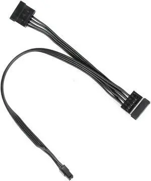 Aomoproing PC Power Supply Cable Motherboard ATX Mini 4 Pin to SATA SSD for M410 M415 M425 B415 M610 M710 M4200R Motherboard 4P to 1 / Turn 2 SATA (Type 4 45cm)