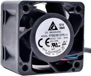 Aomoproing FFB03812VN 3.8cm 3828 38x38x28mm 23CFM 12V 1.02A power server cooling fan