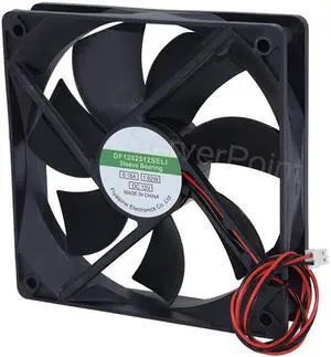 Aomoproing &Well packaged Computer Cooler Fan DF1202512SELI DC12V 0.16A 1.92W 2-Pin PSU Chassis Cooling For Alpine