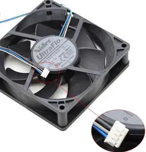 Aomoproing Projector fan 9cm U92T12MGB7-53 9225 12V 0.18A 3Wires Cooling Fan same as KDE1209PTV3 replacement