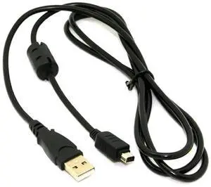 Aomoproing For 12Pin USB Data Cord Cable for E-PL7 E-PL1/2/3/5/8 EM5 E-M10Ii EM1 CB-USB5 CB-USB6