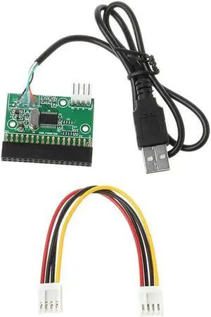 Aomoproing FOR 1.44Mb 3.5Inch Floppy Drive Connector 34 Pin To USB Cable Adapter Pcb Board,USB Disk To Floppy Disk A