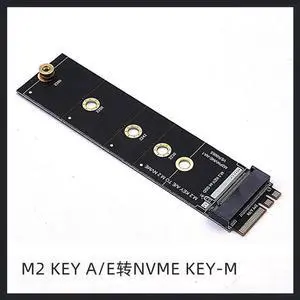 Aomoproing FOR M.2 A+E KEY Slot To M.2 NVME Adapter Card NGFF To KEY-M Expansion Card Nvme PCI Express SSD Port Expansion Adapter