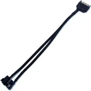 Aomoproing Mainboard CPU 1 To 2 SATA To 3 PIN and 4 Pin Fan Extention Cables 4P Adapter Cable Computer Case Mainboard SATA Power Cables