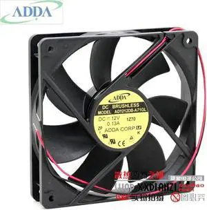 Aomoproing FOR ADDA AD1212DB-A71GL 12V 0.13A 12025 chassis power silent cooling fan