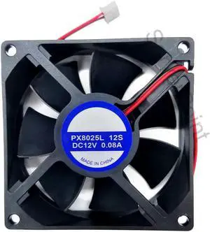 Aomoproing for PX8025L 12S 12V 0.08A 8cm 8025 80 * 80 * 25MM Mute Cooling Fan Aomoproing for PX8025L 12S 12V 0.08A 8cm 8025 80 * 80 * 25MM Mute Cooling Fan