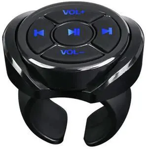 Aomoproing For Wireless Media Button Remote Controller Car Motorcycle Bike Steering Wheel Music Play Remote for Phone Tablet