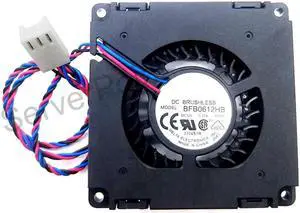 Aomoproing Genuine For BFB0612HB -8B25 9H1P Server Cooling Fan DC 12V 0.32A 60x60x15mm 3-wire