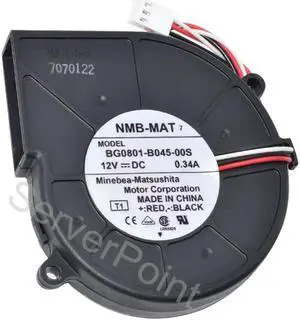 Aomoproing Cooling Fan BG0801-B045-00S 3-Wire DC12V 0.34A For NMB-MAT Cooler Aomoproing Cooling Fan BG0801-B045-00S 3-Wire DC12V 0.34A For NMB-MAT Cooler