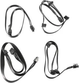 Aomoproing FOR PCIE VGA Power Supply Cable Kit 8Pin 6+2Pin Pcie VGA Cables SATA Molex Cable For G2 G3 GS P2 PQ T2 G+